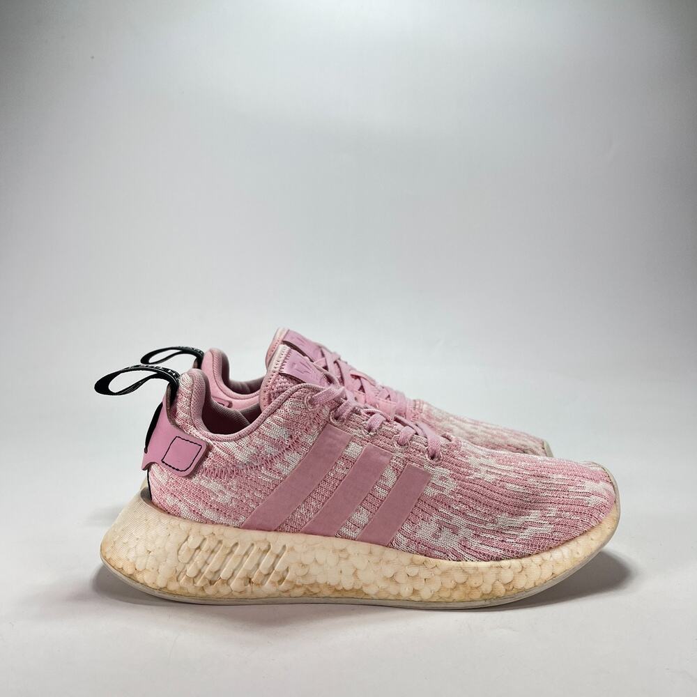 adidas NMD R2 Wonder Pink Lace Casual Lifestyle Sneakers BY9315 Women's Size 6.5
